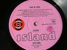 FREE - TONS OF SOBS (ISLAND LABEL, BLACK & ORANGE CIRCLE LOGO, VERY RARE)
