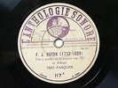 TRIO PASQUIER L'anthologie Sonore 117 78rpm HAYDN