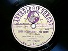 TRIO PASQUIER L'anthologie Sonore 119 78rpm CHACONNE