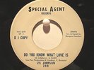 Syl Johnson  Special Agent 200  Do You Know What Love Is b/w Love I Found in You