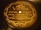 JAZZ TAL HENRY NORTH CAROLINIANS Louise I Love You VICTOR 21573 EE+