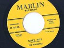 Majestics - Nitey Nite/Cave Man Rock    Marlin  Miami Doo Wop Sam Moore NM HEAR