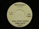 northern soul SANDRA PHILLIPS World Without Sunshine BROADWAY  DJ   listen