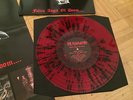 BLASPHEMY Fallen Angel of Doom red black splatter vinyl LP record Iron Bonehead