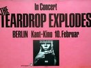 TEARDROP EXPLODES - 1982 - Konzertplakat - Wilder - Tourposter - Berlin