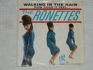 THE RONETTES-Walking In The Rain (1964) PHILLES 45 w/PS