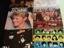 6 x VINYL ROLLING STONES BEATLES  Peppers 2x PINK FLOYD Animals WHO DAVID BOWIE