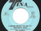 Roy Robert - I Know What To Do To Satisfy You - Tina - Northern Soul