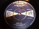 ADAM FAITH - AH, POOR LITTLE BABY / RUNK BUNK - UK - VERY GOOD