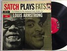 LOUIS ARMSTRONG SATCH PLAYS FATS RARE ORIG '56 COLUMBIA '6-EYE' MONO LP DG NM