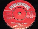 VINCE TAYLOR - RIGHT BEHIND YOU BABY / I LIKE LOVE - UK - EXCELLENT-