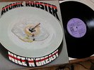 Rare 1973 LP ATOMIC ROOSTER NICE 'N' GREASY  on DAWN Purple Label  excellent