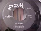 Donna Hightower - 1956 ROCK 'N' ROLL - He's My Baby - SOUNDS GREAT - RPM 481