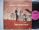 ART PEPPER QUARTET self-titled SIGNED / DG Tampa TP-20 Mono AUTOGRAPHED