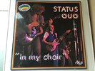 STATUS QUO RARE BLUE VINYL LP (IN MY CHAIR) ON MODE MD.9018 **NR MINT**