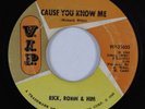 Northern Soul 45 RICK, ROBIN & HIM Cause You Know Me VIP HEAR
