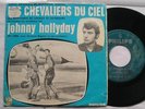 JOHNNY HALLYDAY Les chevaliers du Ciel CANADA 1968 P/S OST FRENCH  TV 45 Bande