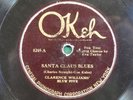 78 RPM CLARENCE WILLIAMS W/ ARMSTRONG OKEH 8245 V+ SANTA CLAUS BLUES - RARE JAZZ
