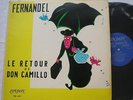 FERNANDEL Le retour de Don Camillo CANADA ORIGINAL 1959 FRENCH FILM LP London