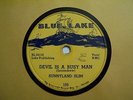 SUNNYLAND SLIM-DEVIL IS A BUSY MAN/GOING BACK TO MEMPHIS-BLUE LAKE 105 BLUES 78