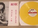 AC/DC Back In Business yellow vinyl 