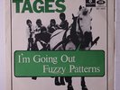 TAGES: I'm Going Out / Fuzzy Patterns 45 (Norway, PS w/ few sm tears) rare Rock
