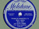 COUNTRY 78 : BILL COX AND CLIFF HOBBS ON MELOTONE 7-02-61 - POLITICAL TITLES