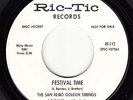SAN REMO GOLDEN STRINGS - Ric-Tic 112 - Festival Time- '66 NORTHERN INST DJ VG++