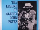 SLEEPY JOHN ESTES: The Legend Of LP (first label, sample rubber stamp on label