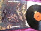 BLACK WIDOW LP RECORD. SACRIFICE. V/G. V/G. CBS RECORD LABEL. GATEFOLD COVER.