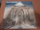 IRON MAIDEN Powerslave LP 1984 RARE BRAZIL PRESSING WHITE LOGO NM/NM