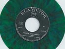 ELVIS PRESLEY 45 RARE Greek FRANKIE & JOHNNY multicolour MARBLED 7