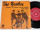 Very rare The Beatles single 45 I want to hold your hand/This boy Sweden R 5084