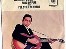 Early Johnny Cash 45rpm picture sleeve 