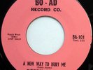 BOBBY ADAMS 45 A New Way To Hurt Me / Be Careful With My.. VG++ Soul BO-AD e1634