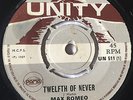 MAX ROMEO - Twelfth Of Never / TARTONS - Solid As A Rock - UNITY '69