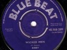 BIBBY/SKINHEAD REGGAE/BLUE BEAT 45/WICKED MEN aka BABYLON - RUB IT DOWN..SKA