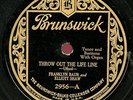 FRANKLIN BAUR AND ELLIOTT SHAW.THROW OUT THE LIFE LINE / ELLIOTT SHAW.FACE TO.78