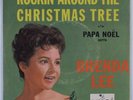 Xmas Rock & Roll 45 BRENDA LEE Rockin Around the Christmas Tree ++/NM pic sleeve
