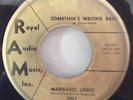 Margaret Lewis 1961 Somethin's Wrong Baby 45 RAM 2451 Rare R&B Soul Rocker NM