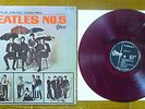 JAPAN ODEON RED WAX   THE BEATLES / NO.5  Free Shipping