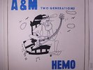 A&M TWO GENERATIONS: Hemo LP (Germany, private pressing, 2nd printing paste-on