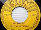 BILLY the Kid EMERSON Move Baby Move When It Rains It Pours ROCKABILLY 45 w4046