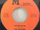 The Claytons 1966 Puttin' Me On M #662 Ft. Wayne, IN. Rare Garage Punk Killer M-