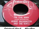 ? Albert Washington 'I'm The Man' NM R&B Floor Filler Northern Soul 45 HEAR
