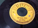 ELVIS PRESLEY RARE SUN 45 #210 VG- GOOD ROCKIN' TONIGHT