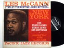 LES McCANN: IN NEW YORK pacific jazz LP / s turrentine, blue mitchell MONO EX