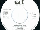 CLAUSEL Let Me Love You MODERN SOUL STEPPER 45 on UP RIGHT VG++