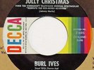 BURL IVES A Holly Jolly Christmas DECCA Original 1964 45 Near Mint 7”