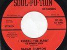 FUNK 45-SARAH SIMPSON-I KICKED THE HABIT(OF LOVING YOU)on SOUL-PO-TION